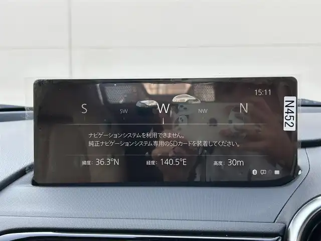 マツダ ロードスター S レザーパッケージ Vセレクション 茨城県 2024(令6)年 0.4万km グレー 純正ナビ/フルセグTV/Bluetooth接続/バックカメラ/スポーツタンナッパ本革シート/シートヒーター/BOSEサウンド/クルーズコントロール/LEDオートライト/純正１６インチアルミホイール/コーナーセンサー/USB入力端子/ベージュソフトトップ