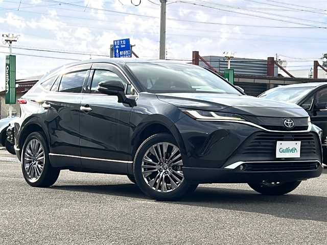 トヨタ ハリアー Z 秋田県 2020(令2)年 8.6万km 黒 純正メモリーナビ/純正BT、フルセグTV、AppleCarPlay、AndroidAuto/バックカメラ/純正19インチAW/社外前後ドライブレコーダー/ETC2.0/４WD/前後コーナーセンサー/スペアキー