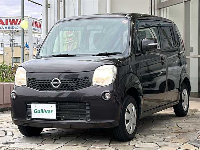 日産 モコ X 静岡県 2012(平24)年 7.8万km アーバンブラウン 純正ディスプレイオーディオ/（AM/FM/CD/ipod/USB）/バックカメラ/純正フロアマット/純正ホイールキャップ/スマートキー/プッシュスタート/スペアキー×１/Wエアバック/ドアバイザー