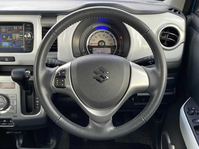 スズキ ハスラー X ターボ 岩手県 2014(平26)年 0.7万km サマーブルーM レーダーセーフティ 純正ナビ バックC TV ステアスイッチ USB接続 ETC オフロードモード ヒルディセントコントロール シートヒーター オートHIDヘッドライト フォグランプ 純正15インチAW　ヒーター付電格ミラー