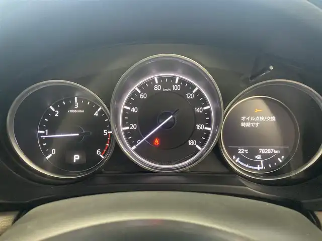マツダ ＣＸ－８ XD Lパッケージ 島根県 2018(平30)年 7.9万km マシーングレープレミアムM メーカーOPナビ(CD/DVD/BT/フルセグ)/アルパインフリップダウンモニター/BOSEサウンド/アラウンドビューモニター/パワーバックドア/前方ドライブレコーダー/スマートシティーブレーキサポート/ブラインドスポットモニター/レーンキープアシストシステム/交通標識認識システム/オートライト/ビルトインETC2.0/レーダークルーズコントロール/前席パワーシート/前席、2列目シートヒーター /ステアリングヒーター/アイドリングストップ/純正フロアマット/LEDヘッドライト/スペアキー×1