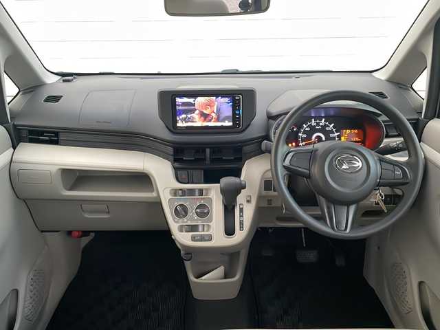 ダイハツ ムーヴ L SAⅡ 茨城県 2017(平29)年 0.5万km ブライトシルバーメタリック ワンオーナー/純正ナビ/　　【フルセグ、BT、CD、DVD】/衝突被害軽減システム/横滑り防止装置/アイドリングストップ/純正フロアマット