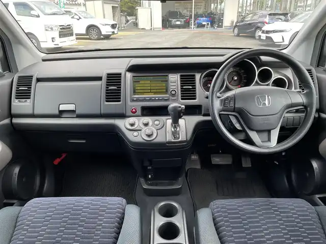 ホンダ クロスロード 18L Xパッケージ 宮城県 2007(平19)年 9.7万km プレミアムホワイトパール 純正ＨＤＤナビ/３列シート/バックカメラ/オートライト/スペアキー/ＤＶＤ／ＡＭ／ＦＭ