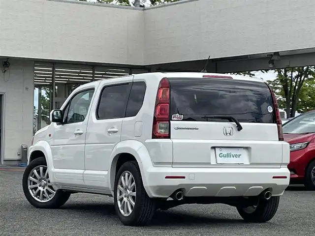 ホンダ クロスロード 18L Xパッケージ 宮城県 2007(平19)年 9.7万km プレミアムホワイトパール 純正ＨＤＤナビ/３列シート/バックカメラ/オートライト/スペアキー/ＤＶＤ／ＡＭ／ＦＭ