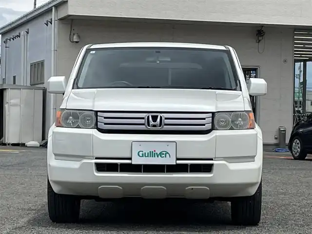 ホンダ クロスロード 18L Xパッケージ 宮城県 2007(平19)年 9.7万km プレミアムホワイトパール 純正ＨＤＤナビ/３列シート/バックカメラ/オートライト/スペアキー/ＤＶＤ／ＡＭ／ＦＭ