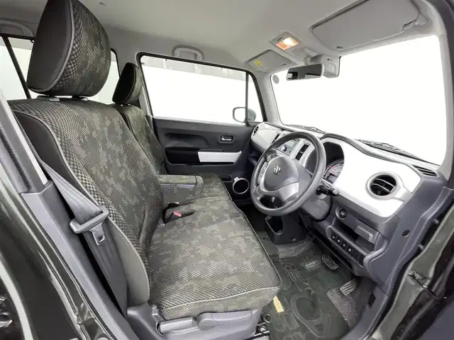 スズキ ハスラー F リミテッド 熊本県 2017(平29)年 4.6万km クールカーキパールメタリック/ホワイト2トーンルーフ 衝突被害軽減ブレーキ/社外オーディオ/HIDオートヘッドライト/シートヒーター/アイドリングストップ/横すべり防止装置/スマートキー/スペアキー/ISOFIX/ドアバイザー/助手席下収納BOX/プッシュスタート