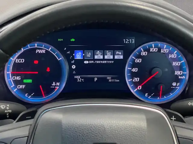 トヨタ クラウン ハイブリッド 岐阜県 2018(平30)年 3.1万km ホワイトパールクリスタルシャイン 純正SDナビ/ヘッドアップディスプレイ/ブラインドスポットモニタ/シートベンチレーション/シートヒーター/前席パワーシート/ステアリングヒーター/オートマハイビーム/ETC/レーダークルーズコントロール/レーンキープアシスト
