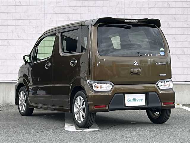 スズキ ワゴンＲ スティングレー HYBRID X 山形県 2019(令1)年 0.4万km ブレイブカーキP スズキセーフティサポート/・デュアルセンサーブレーキサポート/・車線逸脱抑制制御機能/・車線逸脱警報機能/・横滑り防止装置（ＥＳＰ）/ヘッドアップディスプレイ/DOP9インチナビ/CD.DVD.BT.SD.USB/フルセグ/ドライブレコーダー前後/シートヒーター/LEDヘッドライト/LEDフォグランプ/プッシュスタート/スマートキー