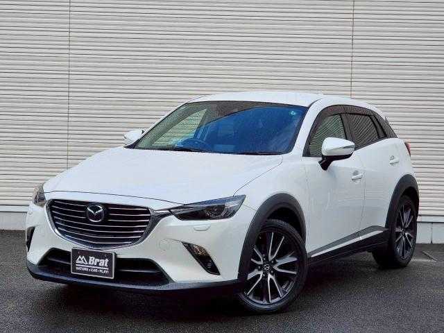 マツダ ＣＸ－３ XD Lパッケージ 岩手県 2017(平29)年 14.6万km スノーフレイクホワイトパールマイカ レザーシート/ＢＯＳＥサウンド/前席シートヒーター/Ｄ席パワーシート/ステアリングヒーター/純正エンジンスターター/シートメモリー/マツダコネクト/ＣＤ／ＤＶＤ／ＢＴ／フルセグ/Ｂカメラ/クルコン/保証書/取扱説明書/スペアキー