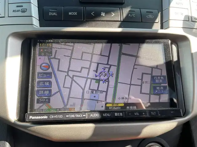 トヨタ ハリアー 240G 長野県 2008(平20)年 19.8万km ブラック 取扱説明書/HDDナビ/フルセグテレビ/AM/FM/Bluetooth/IPod/パワーウィンドウ/4WD/リモコンキー/純正フロアマット/社外17インチAW/ドアバイザー/ETC