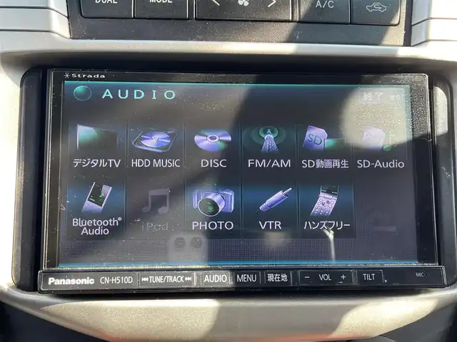 トヨタ ハリアー 240G 長野県 2008(平20)年 19.8万km ブラック 取扱説明書/HDDナビ/フルセグテレビ/AM/FM/Bluetooth/IPod/パワーウィンドウ/4WD/リモコンキー/純正フロアマット/社外17インチAW/ドアバイザー/ETC