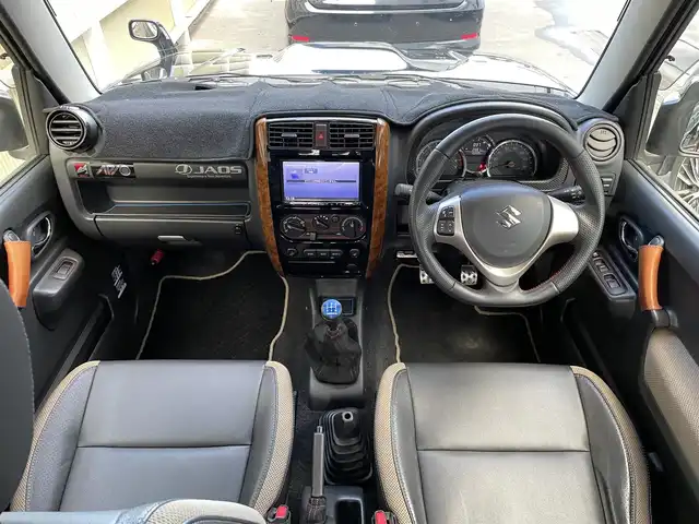 スズキ ジムニー ランドベンチャー 東京都 2018(平30)年 4.1万km ブルーイッシュブラックパール3 4WD　/５MT /エアコン /フルセグ /Bluetooth /CD/DVD再生　/ドラレコ　/ハーフレザーシート　/ETC　/パワーウィンドウ　/パワーステアリング　/フォグランプ　/スズキスポーツマッドフラップ　/牽引フック　