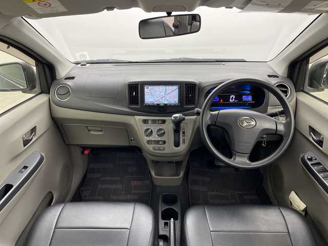 ダイハツ ミラ イース X 群馬県 2012(平24)年 12.6万km ブラックマイカメタリック 社外７型ナビ　ＡＭ／ＦＭ／ＣＤ／ＤＶＤ　ＡＣ　電動格納ミラー　パワーステアリング　パワーウィンドウ　リモコンキー　社外ＥＴＣ　社外フロアマット　ハロゲンヘッドライト