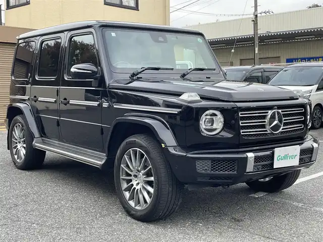 メルセデス・ベンツ ゲレンデヴァーゲン Ｇ３５０ｄ AMGライン 千葉県 2020(令2)年 5.3万km オブシディアンブラック AMGライン/ラグジュアリーパッケージ/純正ナビ【フルセグTV/BT/SD/USB】/純正20インチアルミホイール/サイドストリップライン/サンルーフ/ブルメスターサウンド/パドルシフト/アンビエントライト/3ゾーンクライメートコントロール/前席パワーシート（メモリー付）/全席シートヒーター/全方位・フロント・サイド・バックカメラ/前後コーナーセンサー/前後ドライブレコーダー/アダプティブクルーズコントロール/デフロック/アイドリングストップ/道路標識アシスト/アクティブブレーキアシスト/アテンションアシスト/レーンキーピングアシスト/ブラインドスポットアシスト/ダイナミックセレクト/保証書/取説/スペアキー