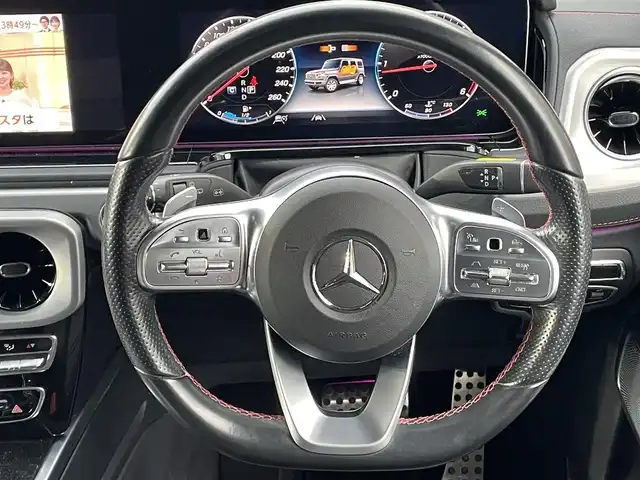 メルセデス・ベンツ ゲレンデヴァーゲン Ｇ３５０ｄ AMGライン 千葉県 2020(令2)年 5.3万km オブシディアンブラック AMGライン/ラグジュアリーパッケージ/純正ナビ【フルセグTV/BT/SD/USB】/純正20インチアルミホイール/サイドストリップライン/サンルーフ/ブルメスターサウンド/パドルシフト/アンビエントライト/3ゾーンクライメートコントロール/前席パワーシート（メモリー付）/全席シートヒーター/全方位・フロント・サイド・バックカメラ/前後コーナーセンサー/前後ドライブレコーダー/アダプティブクルーズコントロール/デフロック/アイドリングストップ/道路標識アシスト/アクティブブレーキアシスト/アテンションアシスト/レーンキーピングアシスト/ブラインドスポットアシスト/ダイナミックセレクト/保証書/取説/スペアキー