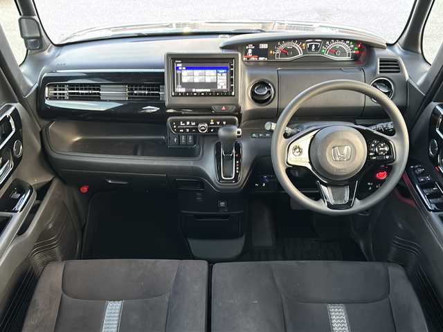 ホンダ Ｎ ＢＯＸ カスタム L 沖縄県 2021(令3)年 5.1万km ミッドナイトブルービームM 純正ナビ・Bluetooth・CD/バックカメラ/片側パワースライドドア/ドライブレコーダー/ETC/シートヒーター/オートライト/衝突軽減システム/レーンキープアシスト/電動格納ミラー/ステアリングスイッチ/LEDヘッドライト/リアロールサンシェード