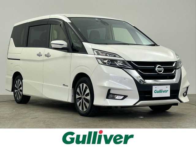 日産 セレナ ハイウェイスター プロパイロットED 千葉県 2016(平28)年 4.5万km ブリリアントホワイトパール プロパイロット/エマージェンシーブレーキ/車線逸脱警報/車線逸脱防止支援/標識検知/純正9インチSDナビ/CD DVD AUX BT フルセグ/バックカメラ/両側パワースライドドア/レーダークルーズコントロール/LEDオートライト/純正16インチアルミホイール/ドアバイザー/純正フロアマット/プッシュスタート/スマートキー/ビルトインETC