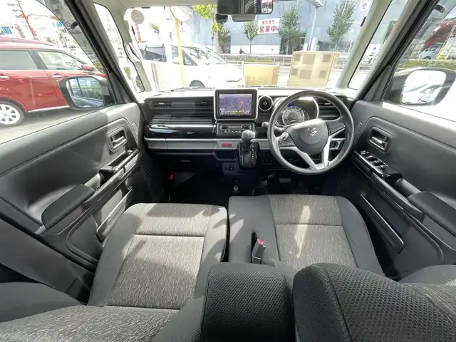 スズキ スペーシア カスタム GS 兵庫県 2019(平31)年 8.8万km ブルーイッシュブラックパール3 (株)IDOMが運営する【じしゃロン西宮店】の自社ローン専用車両になります。こちらは現金またはオートローンご利用時の価格です。自社ローンご希望の方は別途その旨お申付け下さい/＊ETC/＊バックカメラ/＊パワステ/＊パワーウィンドウ/＊アイドリングストップ/＊フルセグ/＊シートヒーター/＊片側パワスラ/＊横滑り防止装置/＊コーナーセンサー/＊レーンキープアシスト/＊オートライト/＊衝突被害軽減システム