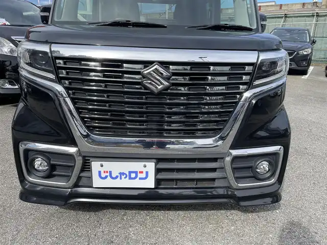 スズキ スペーシア カスタム GS 兵庫県 2019(平31)年 8.8万km ブルーイッシュブラックパール3 (株)IDOMが運営する【じしゃロン西宮店】の自社ローン専用車両になります。こちらは現金またはオートローンご利用時の価格です。自社ローンご希望の方は別途その旨お申付け下さい/＊ETC/＊バックカメラ/＊パワステ/＊パワーウィンドウ/＊アイドリングストップ/＊フルセグ/＊シートヒーター/＊片側パワスラ/＊横滑り防止装置/＊コーナーセンサー/＊レーンキープアシスト/＊オートライト/＊衝突被害軽減システム