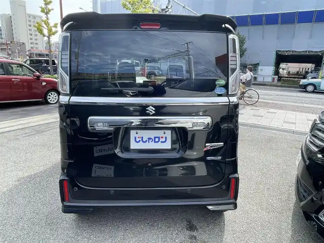 スズキ スペーシア カスタム GS 兵庫県 2019(平31)年 8.8万km ブルーイッシュブラックパール3 (株)IDOMが運営する【じしゃロン西宮店】の自社ローン専用車両になります。こちらは現金またはオートローンご利用時の価格です。自社ローンご希望の方は別途その旨お申付け下さい/＊ETC/＊バックカメラ/＊パワステ/＊パワーウィンドウ/＊アイドリングストップ/＊フルセグ/＊シートヒーター/＊片側パワスラ/＊横滑り防止装置/＊コーナーセンサー/＊レーンキープアシスト/＊オートライト/＊衝突被害軽減システム