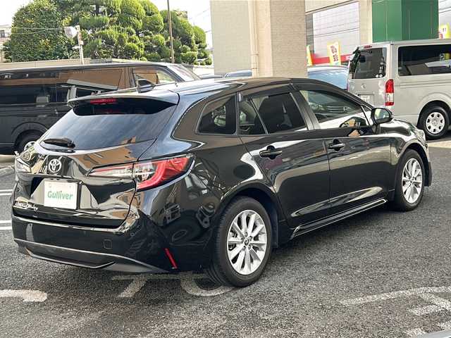 トヨタ カローラツーリング S 大阪府 2022(令4)年 4.8万km ブラックマイカ ワンオーナー/純正9インチナビ/純正ディスプレイオーディオ/Bluetooth/DVD再生/バックカメラ/衝突軽減ブレーキ/車線逸脱警報/レーダークルーズコントロール/オートハイビーム/ステアリングヒーター/フロントシートヒーター/スマートキー/プッシュスタート/ドラレコ/ビルトインETC/純正LEDライト/保証書/取扱説明書