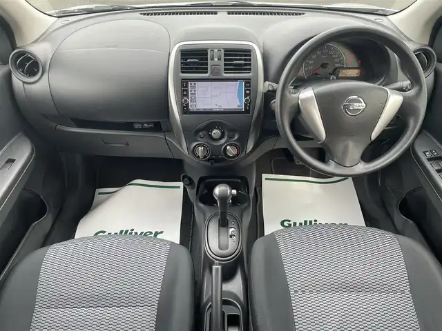 日産 マーチ 12X FOUR Vセレクション 山形県 2019(令1)年 7.3万km ブリリアントシルバー 4WD/純正SDナビ/　　【CD/DVD/BT/フルセグ】/バックカメラ/オートライト/ドライブレコーダー/ステアリングスイッチ/電動格納ミラー/純正フロアマット/ドアバイザー/スマートキー/ETC