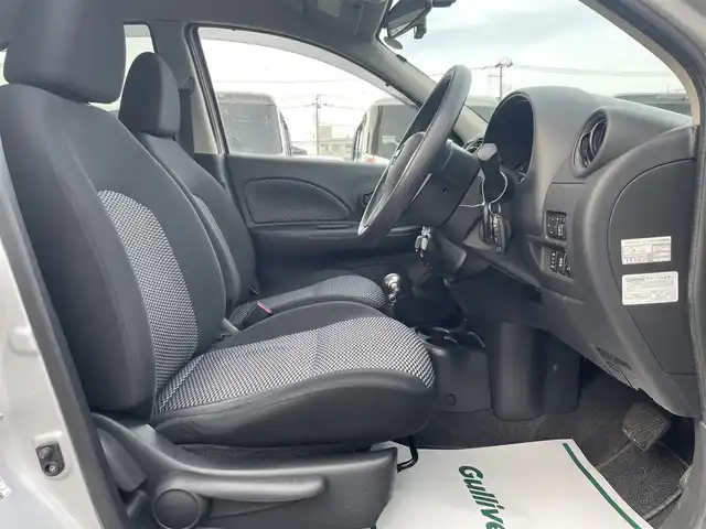 日産 マーチ 12X FOUR Vセレクション 山形県 2019(令1)年 7.3万km ブリリアントシルバー 4WD/純正SDナビ/　　【CD/DVD/BT/フルセグ】/バックカメラ/オートライト/ドライブレコーダー/ステアリングスイッチ/電動格納ミラー/純正フロアマット/ドアバイザー/スマートキー/ETC