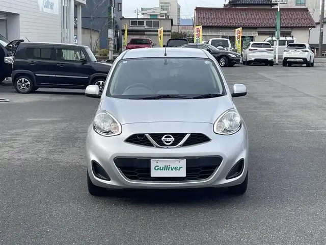 日産 マーチ 12X FOUR Vセレクション 山形県 2019(令1)年 7.3万km ブリリアントシルバー 4WD/純正SDナビ/　　【CD/DVD/BT/フルセグ】/バックカメラ/オートライト/ドライブレコーダー/ステアリングスイッチ/電動格納ミラー/純正フロアマット/ドアバイザー/スマートキー/ETC