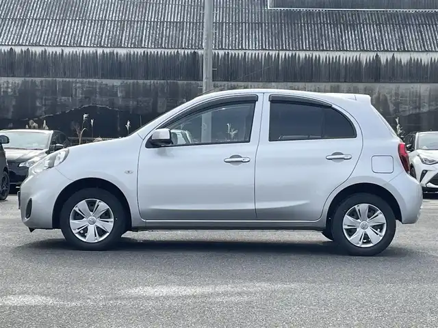 日産 マーチ 12X FOUR Vセレクション 山形県 2019(令1)年 7.3万km ブリリアントシルバー 4WD/純正SDナビ/　　【CD/DVD/BT/フルセグ】/バックカメラ/オートライト/ドライブレコーダー/ステアリングスイッチ/電動格納ミラー/純正フロアマット/ドアバイザー/スマートキー/ETC