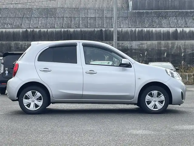 日産 マーチ 12X FOUR Vセレクション 山形県 2019(令1)年 7.3万km ブリリアントシルバー 4WD/純正SDナビ/　　【CD/DVD/BT/フルセグ】/バックカメラ/オートライト/ドライブレコーダー/ステアリングスイッチ/電動格納ミラー/純正フロアマット/ドアバイザー/スマートキー/ETC