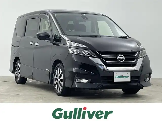 日産 セレナ ハイウェイスター 千葉県 2016(平28)年 5.6万km ダイヤモンドブラック 純正９型ナビ　（MM516D-L）/セーフティパックＢ　/純正11型後席モニター/両側電動スライドドア　/プロパイロット/衝突軽減ブレーキ/電子インナーミラー　/ステアリングスイッチ　/アラウンドビューモニター　/パーキングアシスト　/ＥＴＣ　/ＬＥＤヘッドライトバックカメラ/アイドリングストップ/ウィンカーミラー/ドアバイザー/プッシュスタート/12Vシガーソケット/後席サンシェード