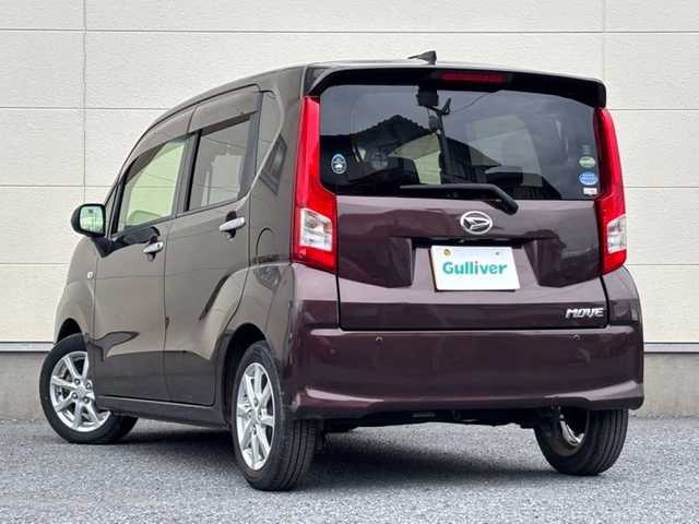 ダイハツ ムーヴ X ターボ SAⅡ 茨城県 2016(平28)年 5.1万km プラムブラウンクリスタルマイカ 純正メモリナビ（AM/FM/CD/DVD)/保証書/バックカメラ/ビルトインETC/前方ドライブレコーダー/プッシュスタート/純正フロアマット/純正アルミホイール/純正ドアバイザー/スマートキー/オートライト