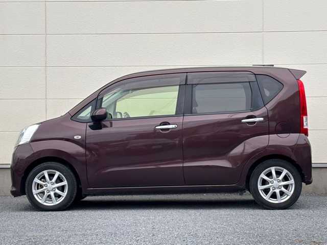 ダイハツ ムーヴ X ターボ SAⅡ 茨城県 2016(平28)年 5.1万km プラムブラウンクリスタルマイカ 純正メモリナビ（AM/FM/CD/DVD)/保証書/バックカメラ/ビルトインETC/前方ドライブレコーダー/プッシュスタート/純正フロアマット/純正アルミホイール/純正ドアバイザー/スマートキー/オートライト