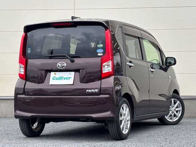 ダイハツ ムーヴ X ターボ SAⅡ 茨城県 2016(平28)年 5.1万km プラムブラウンクリスタルマイカ 純正メモリナビ（AM/FM/CD/DVD)/保証書/バックカメラ/ビルトインETC/前方ドライブレコーダー/プッシュスタート/純正フロアマット/純正アルミホイール/純正ドアバイザー/スマートキー/オートライト