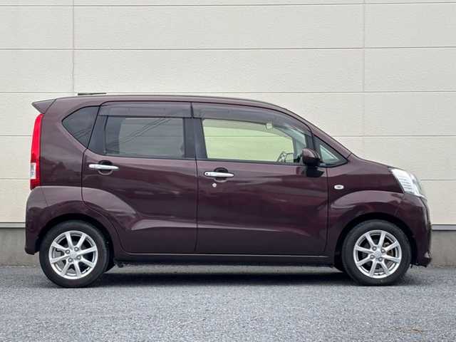 ダイハツ ムーヴ X ターボ SAⅡ 茨城県 2016(平28)年 5.1万km プラムブラウンクリスタルマイカ 純正メモリナビ（AM/FM/CD/DVD)/保証書/バックカメラ/ビルトインETC/前方ドライブレコーダー/プッシュスタート/純正フロアマット/純正アルミホイール/純正ドアバイザー/スマートキー/オートライト