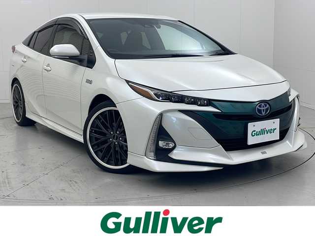 トヨタ プリウス ＰＨＶ S ナビパッケージ 茨城県 2017(平29)年 5.9万km ホワイトパールクリスタルシャイン 純正ナビ/・Bluetooth接続/・フルセグテレビ/・バックカメラ/・USB入力端子/ETC/ドライブレコーダー/社外ホイール/エアロパーツ（TRD)/LEDヘッドライト/純正フロアマット/アイドリングストップ/１００V充電/プラグインハイブリッド/ABS/横滑り防止装置/オートライト/盗難防止装置/レーンアシストキープ/カーテンエアバッグ
