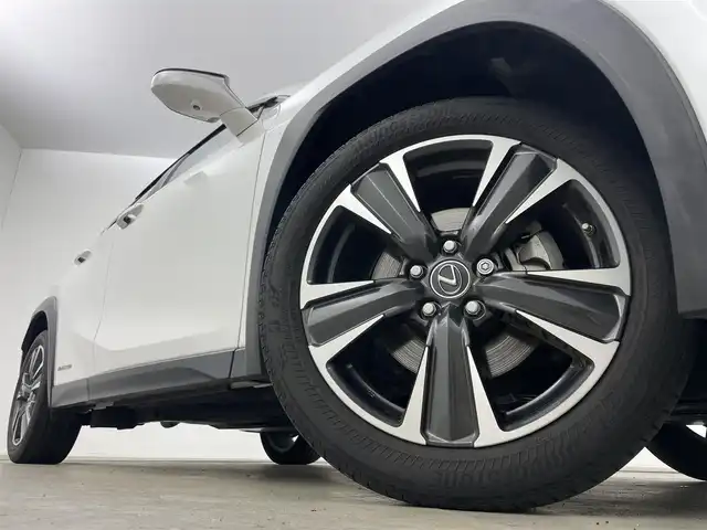 レクサス ＵＸ 250h バージョンL 岡山県 2020(令2)年 4.2万km ソニッククォーツ 純正10.3インチナビ/・FM/AM/Bluetooth/フルセグ/CD/DVD/パノラマミックビューモニター/本革シート/・パワーシート/・ベンチレーション/ステアリングヒーター/パワーバックドア/Lexus Safety System+/・プリクラッシュセーフティ/・レーンディパーチャーアラート/トレーシングアシスト/・レーダークルーズコントロール/・アダプティブハイビームアシスト/・ブラインドスポットモニター/・コーナーセンサー/ETC/ドライブレコーダー/純正18インチアルミホイール/純正フロアマット