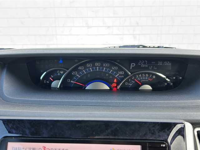 ダイハツ タント カスタム X トップED SA Ⅲ 富山県 2017(平29)年 3.9万km ブラックマイカメタリック 禁煙車/純正ナビ/バックカメラ/TV（フルセグ）/片側パワースライドドア/スマートキー/ハーフレザーシート/シートヒーター（運転席）/純正アルミホイール/純正フロアマット/プッシュスタート/オートマチックハイビーム/盗難防止装置/横滑り防止装置