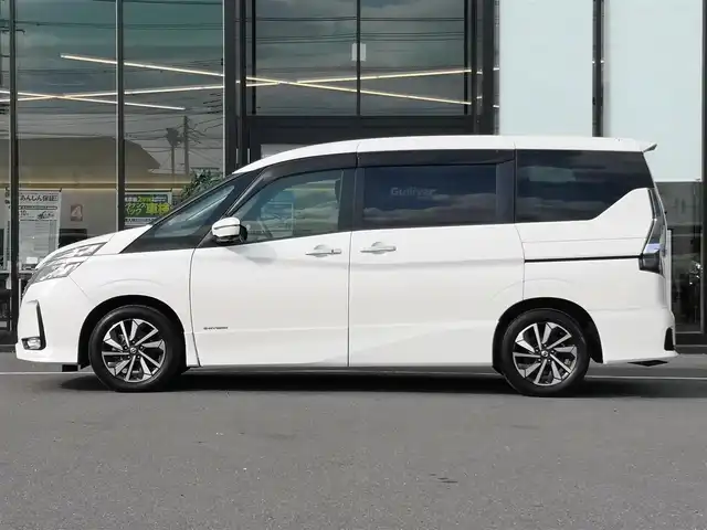 日産 セレナ ハイウェイスター V 茨城県 2021(令3)年 2.3万km ブリリアントホワイトパール アルパインナビ/【TV・CD・DVD・SD・ラジオ・USB・BT】/アルパイン製フリップダウンモニター/プロパイロット/レーダークルコン/ETC/全方位カメラ/前後コーナーセンサー/前後ドラレコ/BSM/両側パワスラ/アイドリングストップ/ブレーキホールド/インテリジェントルームミラー/純正アルミホイール