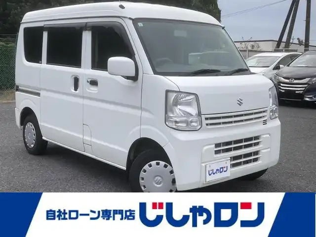 スズキ エブリイ PC リミテッド 埼玉県 2018(平30)年 9.7万km スペリアホワイト (株)IDOMが運営する【じしゃロン鳩ヶ谷店】の自社ローン専用車両になりますこちらは現金またはオートローンご利用時の価格です。自社ローンご希望の方は別途その旨お申付け下さい/登録時96995km/MT車/オーバーヘッドシェルフ/ハイルーフ/パワーステアリング/フロントパワーウィンドウ/CD/AUX/AM/FM/リモコンキー/スペア1本/純正フロアマット/ABS/盗難防止装置/ダブルエアバッグ/両側手動スライドドア/電動格納機能付きサイドミラー