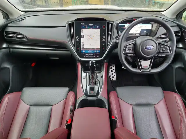 スバル レヴォーグ 1．8STIスポーツ EX 東京都 2021(令3)年 0.6万km セラミックホワイト アイサイトX/純正ナビ/　・フルセグTV/　・Bluetooth接続/　・Apple　Carplay/　・Android　Auto/　・USB/　・AM/FMラジオ/フロント/サイド/リヤカメラ/ビルトインETC/純正ドライブレコーダー/本革シート/シートヒーター/パワーシート/LEDデイライナー/ドアバイザー/純正18インチアルミ/純正フロアマット/プッシュスタート/スマートキー×２/LEDヘッドライト/保証書/取扱説明書