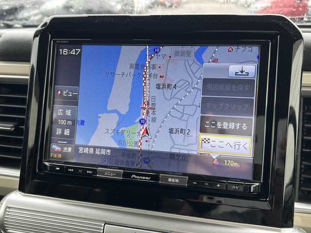 スズキ クロスビー HYBRID MZ 宮崎県 2020(令2)年 4.4万km キャラバンアイボリーパールメタリック/ホワイト 2トーンルーフ 社外SDナビ【AVIC-RLS901II】（Bluetooth/CD/DVD/TV）/全周囲カメラ/クルーズコントロール/ドライブレコーダー/衝突被害軽減ブレーキ/ステアリングリモコン/アイドリングストップ/スペアキー/ETC/パドルシフト