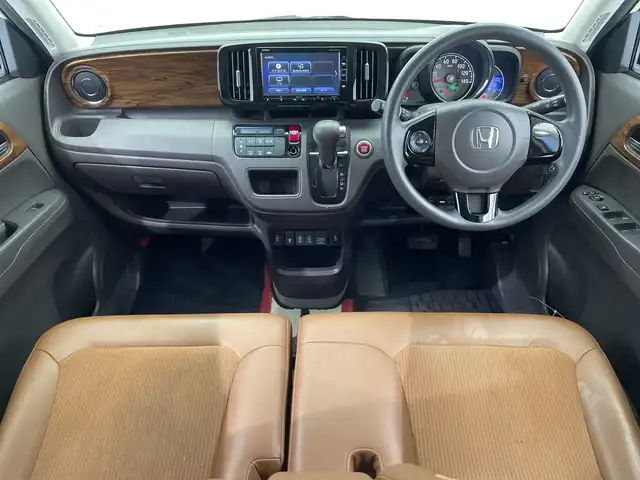 ホンダ Ｎ ＯＮＥ セレクト 栃木県 2018(平30)年 5.3万km プレミアムアイボリーパール2トーン 純正ナビ(VXM-184VFi)/(フルセグTV・Bluetooth・CD・DVD・USB)/バックカメラ/ETC/アイドリングストップ/スタッドレスアルミセット積込/ドアバイザー/オートライト/ハーフレザーシート/前席シートヒーター/チップアップシート/ベンチシート/スマートキー/スペアキー/プッシュスタート/取扱説明書/保証書
