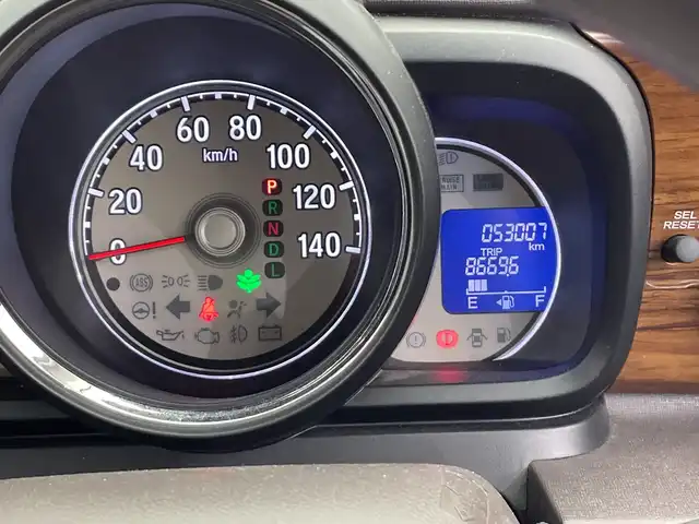 ホンダ Ｎ ＯＮＥ セレクト 栃木県 2018(平30)年 5.3万km プレミアムアイボリーパール2トーン 純正ナビ(VXM-184VFi)/(フルセグTV・Bluetooth・CD・DVD・USB)/バックカメラ/ETC/アイドリングストップ/スタッドレスアルミセット積込/ドアバイザー/オートライト/ハーフレザーシート/前席シートヒーター/チップアップシート/ベンチシート/スマートキー/スペアキー/プッシュスタート/取扱説明書/保証書