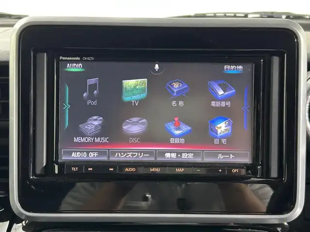 スズキ スペーシア カスタム HYBRID XS 大阪府 2018(平30)年 6.1万km ブルーイッシュブラックパール3 社外ナビTV 360カメラ 両側パワースライドドア ハーフレザー シートヒーター 衝突軽減ブレーキ レーンアシスト スマートキー プッシュスタート オートライト ドライブレコーダー ETC