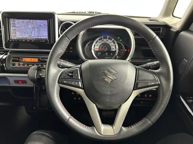 スズキ スペーシア カスタム HYBRID XS 大阪府 2018(平30)年 6.1万km ブルーイッシュブラックパール3 社外ナビTV 360カメラ 両側パワースライドドア ハーフレザー シートヒーター 衝突軽減ブレーキ レーンアシスト スマートキー プッシュスタート オートライト ドライブレコーダー ETC