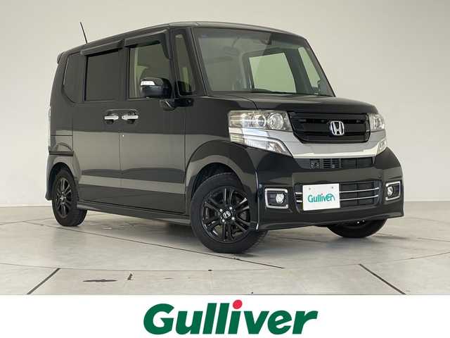 ホンダ Ｎ ＢＯＸ カスタム SSブラックSパッケージ 愛知県 2016(平28)年 3.6万km クリスタルブラックパール 純正ナビ/両側パワースライドドア/シートヒーター/バックカメラ/純正アルミホイール/LEDヘッドライト/CD DVD/Bluetooth/ステアリングスイッチ/スマートキー/プッシュスタート