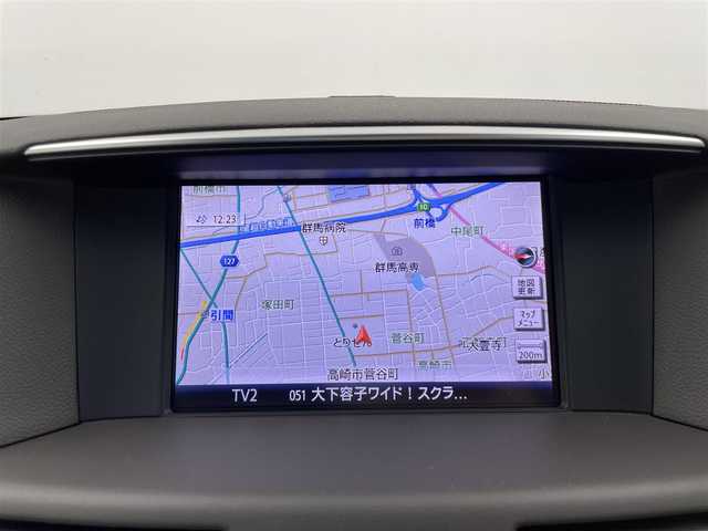 日産 シーマ ハイブリッド VIP G 群馬県 2012(平24)年 9.2万km スーパーブラック サンルーフ/ＢＯＳＥサウンドシステム/純正後席モニター/純正ナビ/（フルセグTV/BT/CD/DVD/AUX/AM/FM）/バックカメラ/前後ドライブレコーダー/ＥＴＣ/レザーシート/前席/後席左右シートヒーター/前席シートベンチレーション/運転席シートメモリー/衝突被害軽減ブレーキ/アダプティブクルーズコントロール/革巻きステアリング/電動サンシェード/プッシュスタート/スマートキー