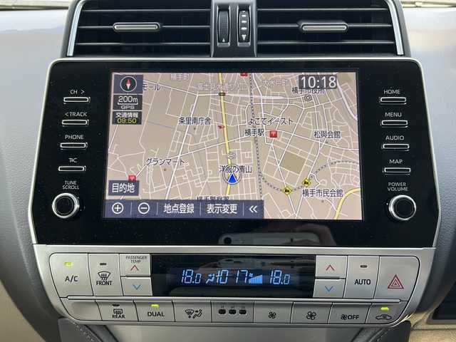 トヨタ ランドクルーザー プラド TX Lパッケージ マットブラED 秋田県 2023(令5)年 1.3万km ブラック 純正ディスプレイオーディオ/純正BT、フルセグ/全周囲カメラ/ベージュ皮シート/サンルーフ/ETC2.0/純正18インチアルミ/ドライブレコーダー/スペアキー
