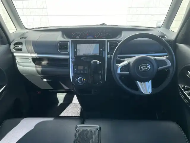 ダイハツ タント カスタム RS トップED SA 長崎県 2014(平26)年 9.6万km ブラックマイカメタリック (株)IDOMが運営する【じしゃロン長崎店】の自社ローン専用車両になりますこちらは現金またはオートローンご利用時の価格です。自社ローンご希望の方は別途その旨お申付け下さい/ナビ　/バックカメラ　/両側パワースライドドア　/ハーフレザーシート　/ＬＥＤヘッドライト　/オートライト　/フォグランプ　/電格ミラー　/衝突被害軽減ブレーキ　/Ｂｌｕｅｔｏｏｔｈ　/フルセグ